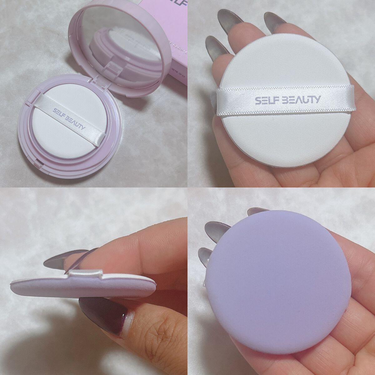 ユニコーン オーロラ光彩クッション/SELF BEAUTY/クッションファンデーションを使ったクチコミ(3枚目)