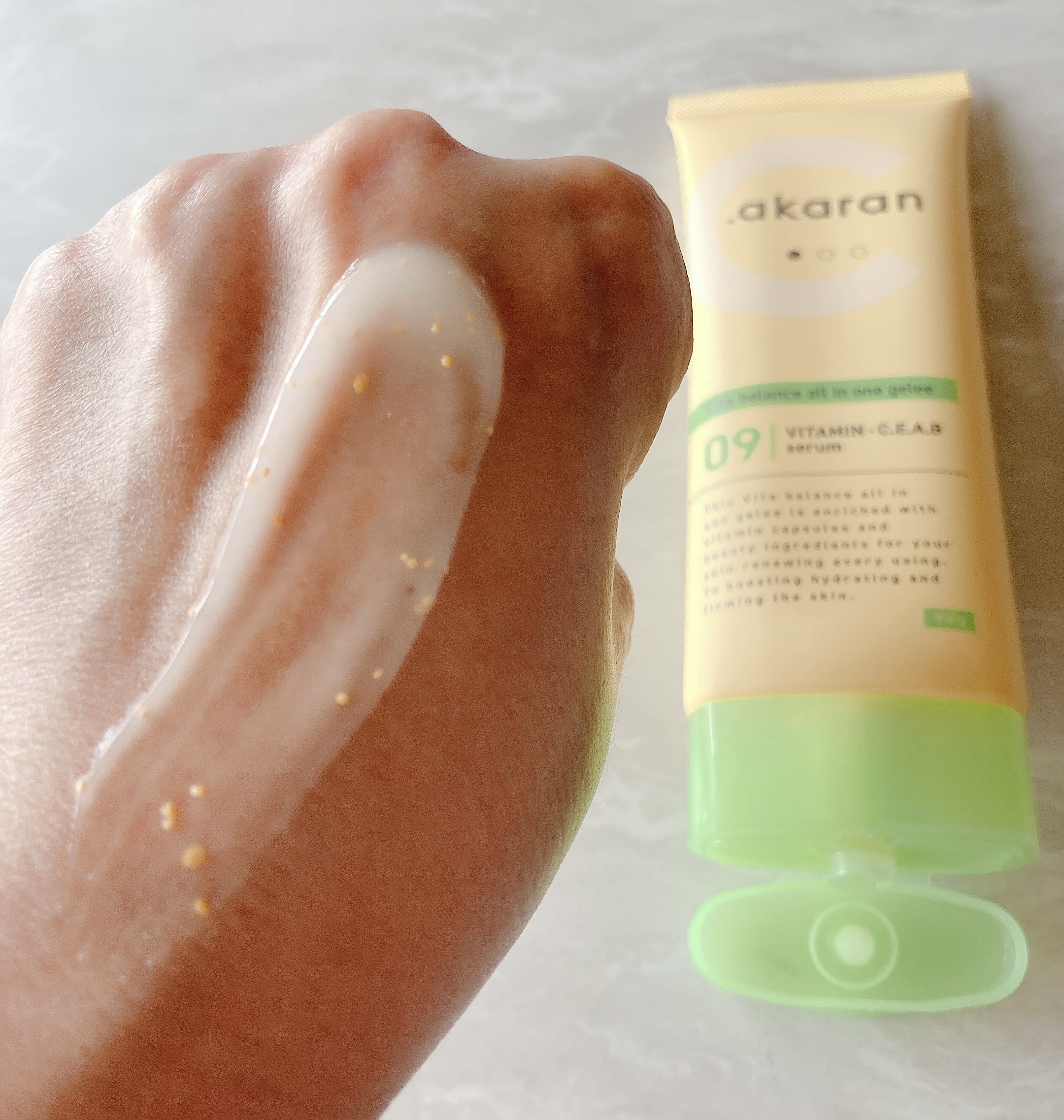 ビタバランス オールインワンジュレ/.akaran/オールインワン化粧品を使ったクチコミ（3枚目）