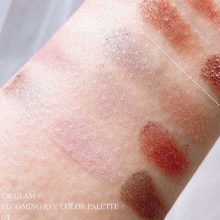 UR GLAM BLOOMING EYE COLOR PALETTE/U R GLAM/アイシャドウパレットを使ったクチコミ(6枚目)