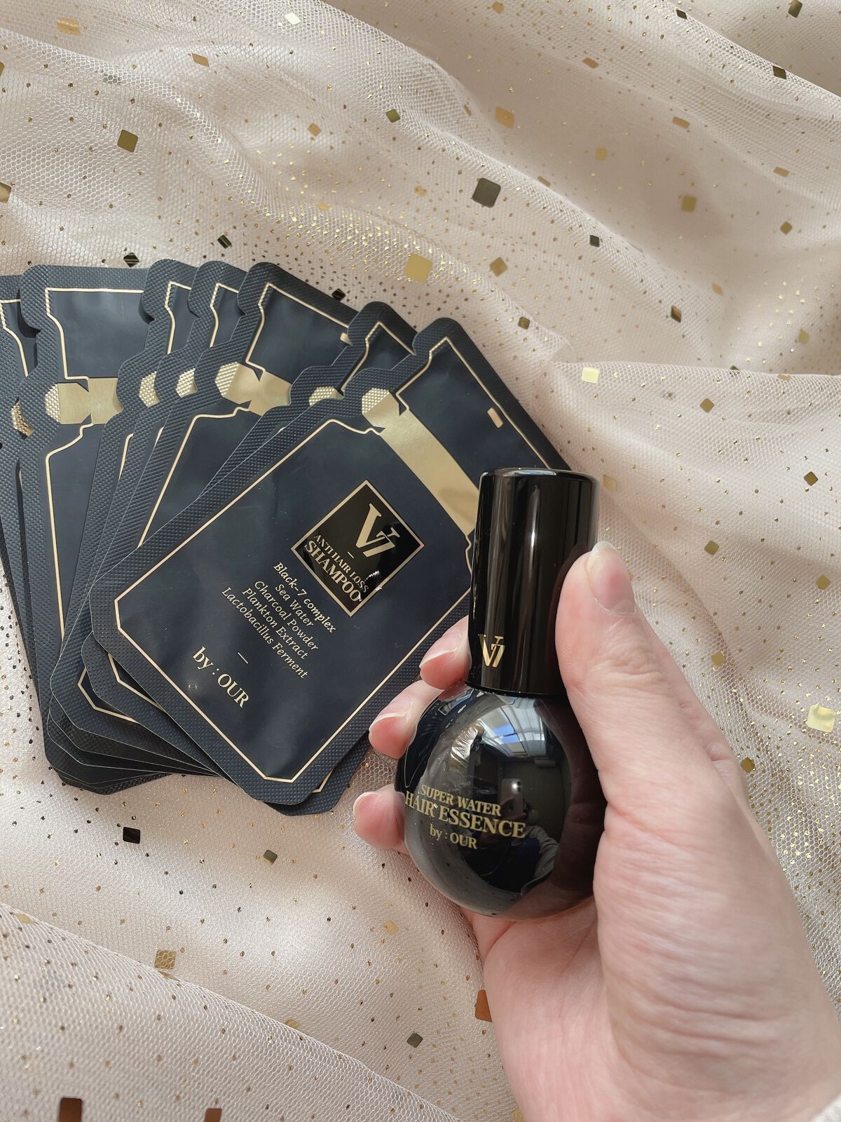 V7 アンチヘアロス シャンプー 500ml/by : OUR/サロンシャンプーを使ったクチコミ（1枚目）