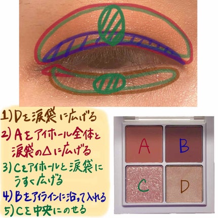 THE アイパレR/b idol/アイシャドウパレットを使ったクチコミ(3枚目)