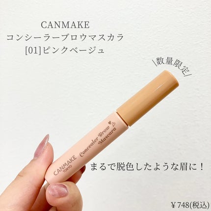 コンシーラーブロウマスカラ/キャンメイク/その他アイブロウを使ったクチコミ(1枚目)