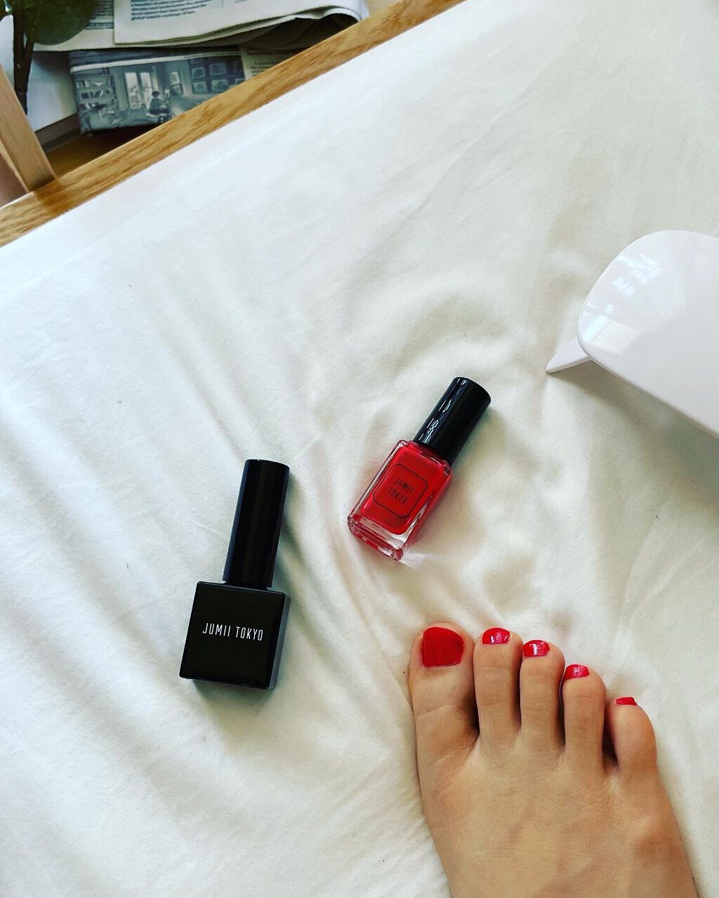 マニキュアジェルコート/ジュミートウキョウ/ジェルネイルを使ったクチコミ(3枚目)