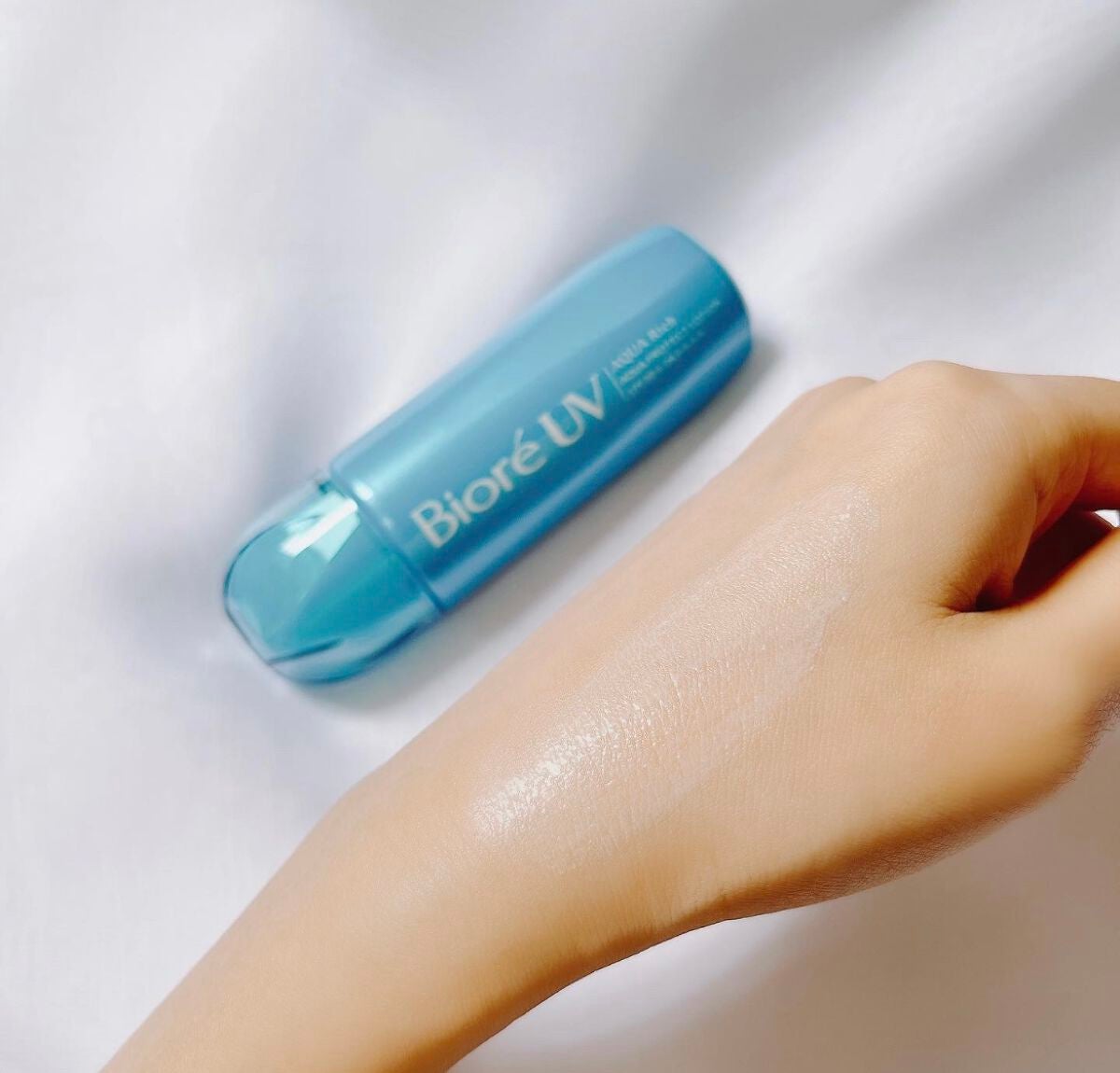 ビオレUV アクアリッチ アクアプロテクトローション(水層パック)/ビオレ/日焼け止めローションを使ったクチコミ(3枚目)
