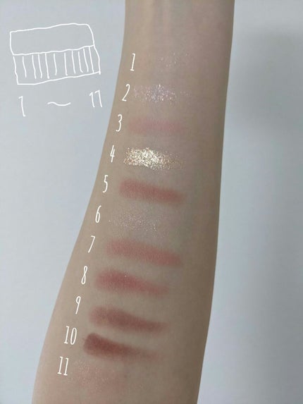 アイシャドウパレット/coou/アイシャドウパレットを使ったクチコミ(4枚目)