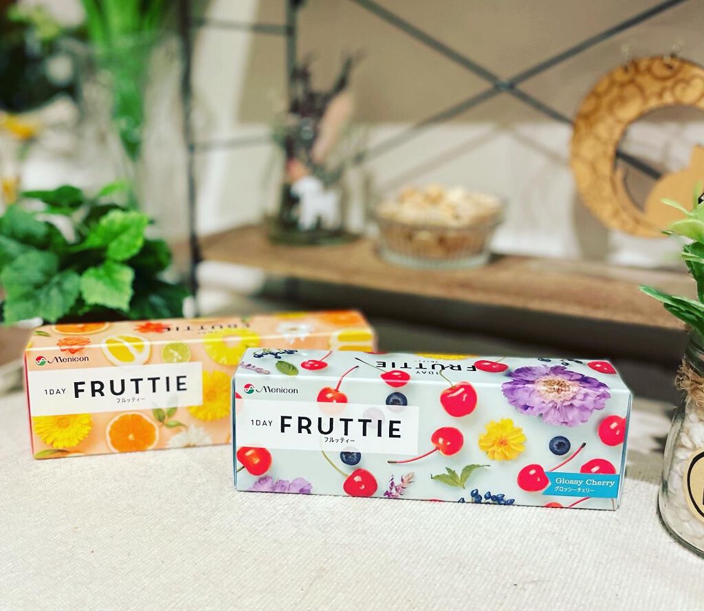 FRUTTIE 1day/メニコン/ワンデー（１DAY）カラコンを使ったクチコミ（1枚目）