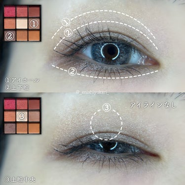 UR GLAM　BLOOMING EYE COLOR PALETTE/U R GLAM/アイシャドウパレットを使ったクチコミ（3枚目）