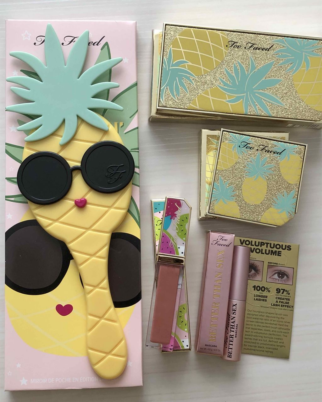 パイナップル パラダイス ブロンザー＆ハイライティング デュオ/Too Faced/ブロンザーを使ったクチコミ（2枚目）