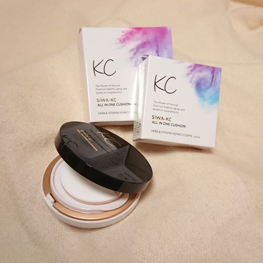 SIWA-KC オールインワンクッション/ハーブ健康本舗/クッションファンデーションを使ったクチコミ(1枚目)