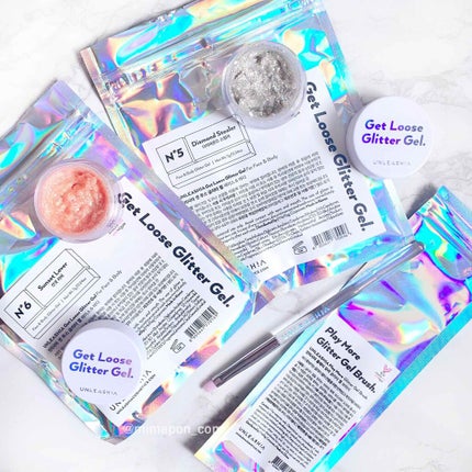 ゲットルーズグリッタージェル/unleashia/グリッターを使ったクチコミ(1枚目)