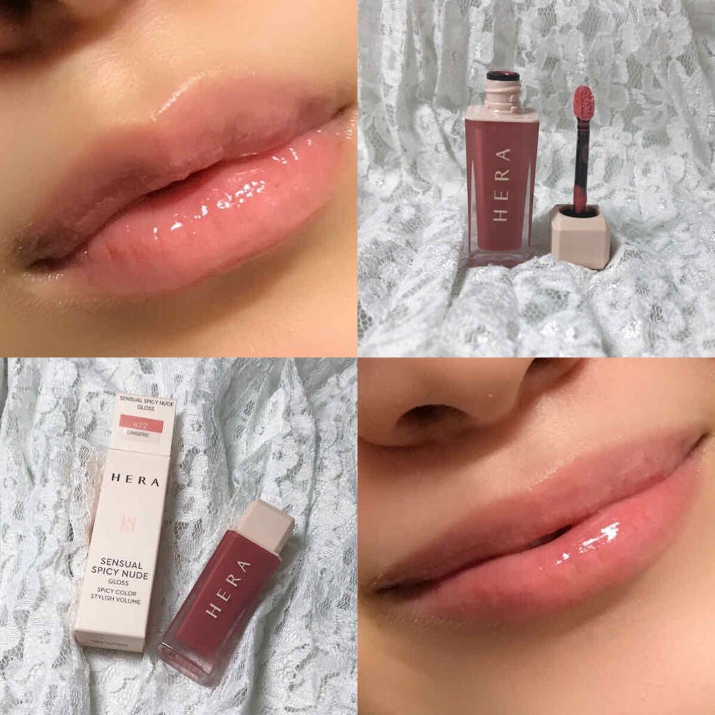 センシュアルスパイシーヌードグロス/HERA/リップグロスを使ったクチコミ(5枚目)