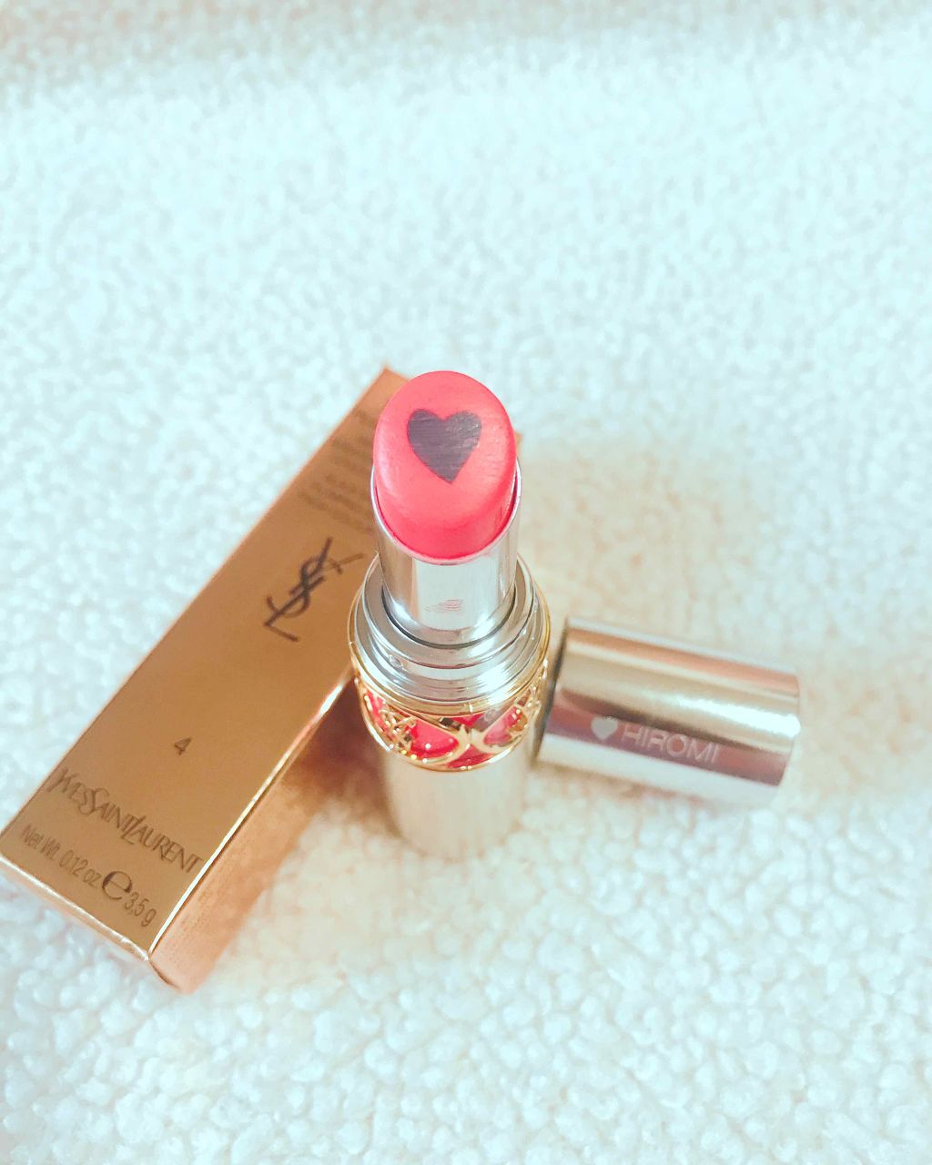 ヴォリュプテ プランプインカラー/YVES SAINT LAURENT BEAUTE/口紅を使ったクチコミ(1枚目)