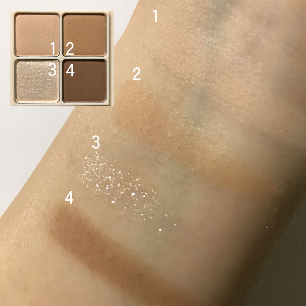 ベターザンアイズ  韓服エディション N01 ドライウィローフラワー/rom&nd/アイシャドウパレットを使ったクチコミ（3枚目）