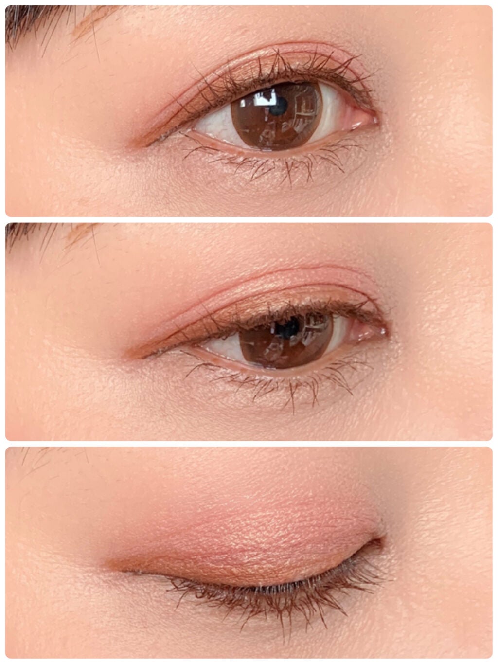 ティックルドピーチ ミニ アイシャドウ パレット/Too Faced/アイシャドウパレットを使ったクチコミ(3枚目)