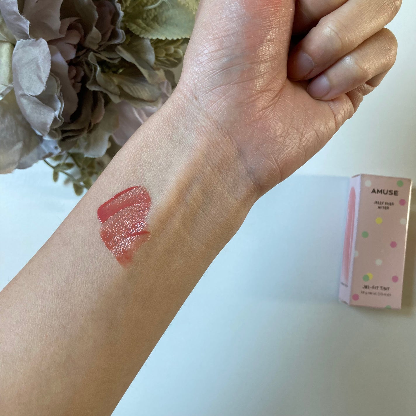 ジェルフィットティント/AMUSE/リップティントを使ったクチコミ(7枚目)