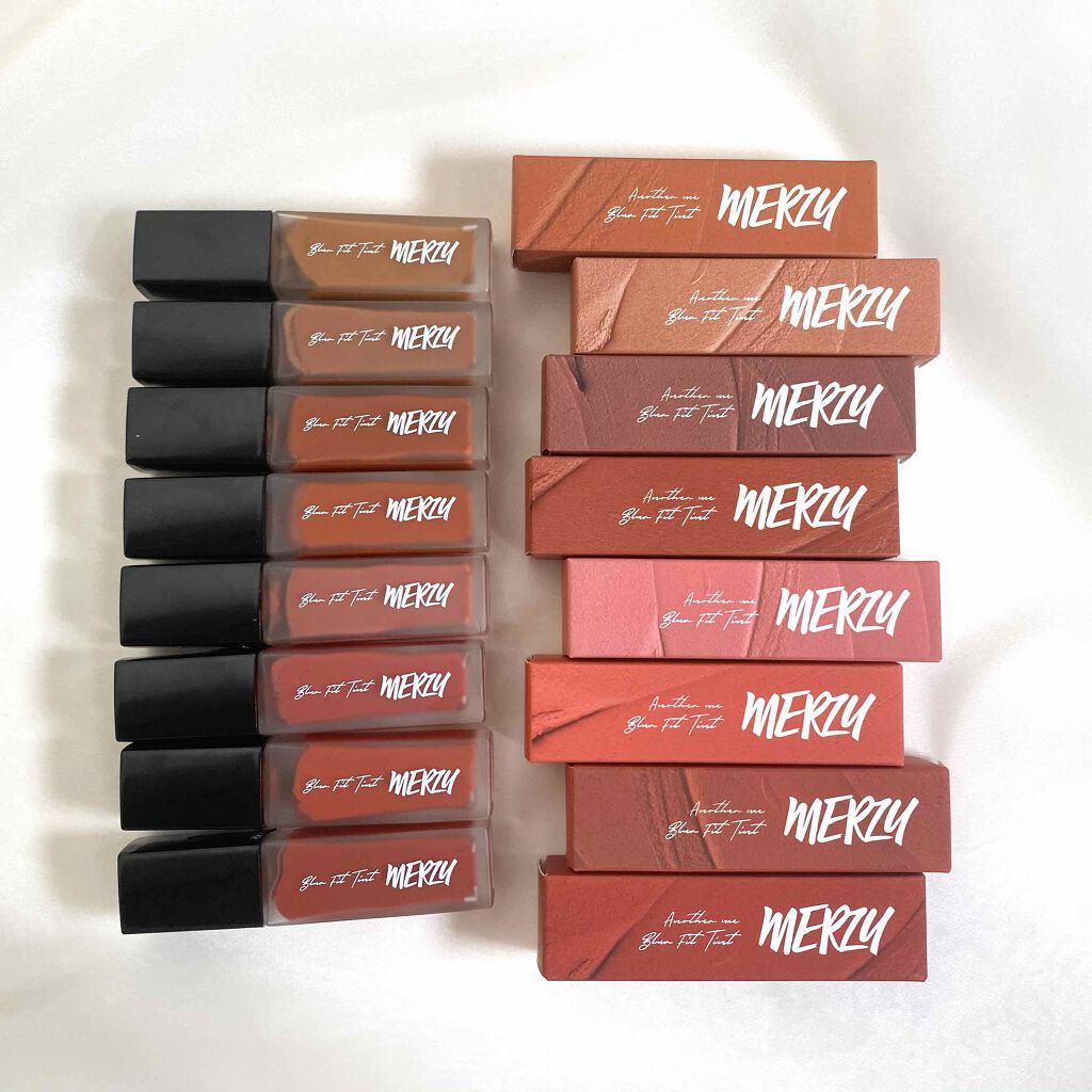 ブラー フィット ティント/MERZY/リップティントを使ったクチコミ（2枚目）