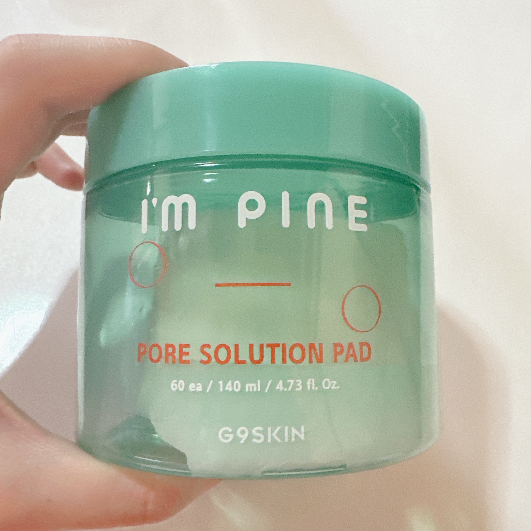 G9SKIN アイムパイン ポアソリューションパッドのクチコミ「G9SKIN アイムパイン ポアソリューションパッド


スタイルコリアンでセールをしてた時に.....」（2枚目）