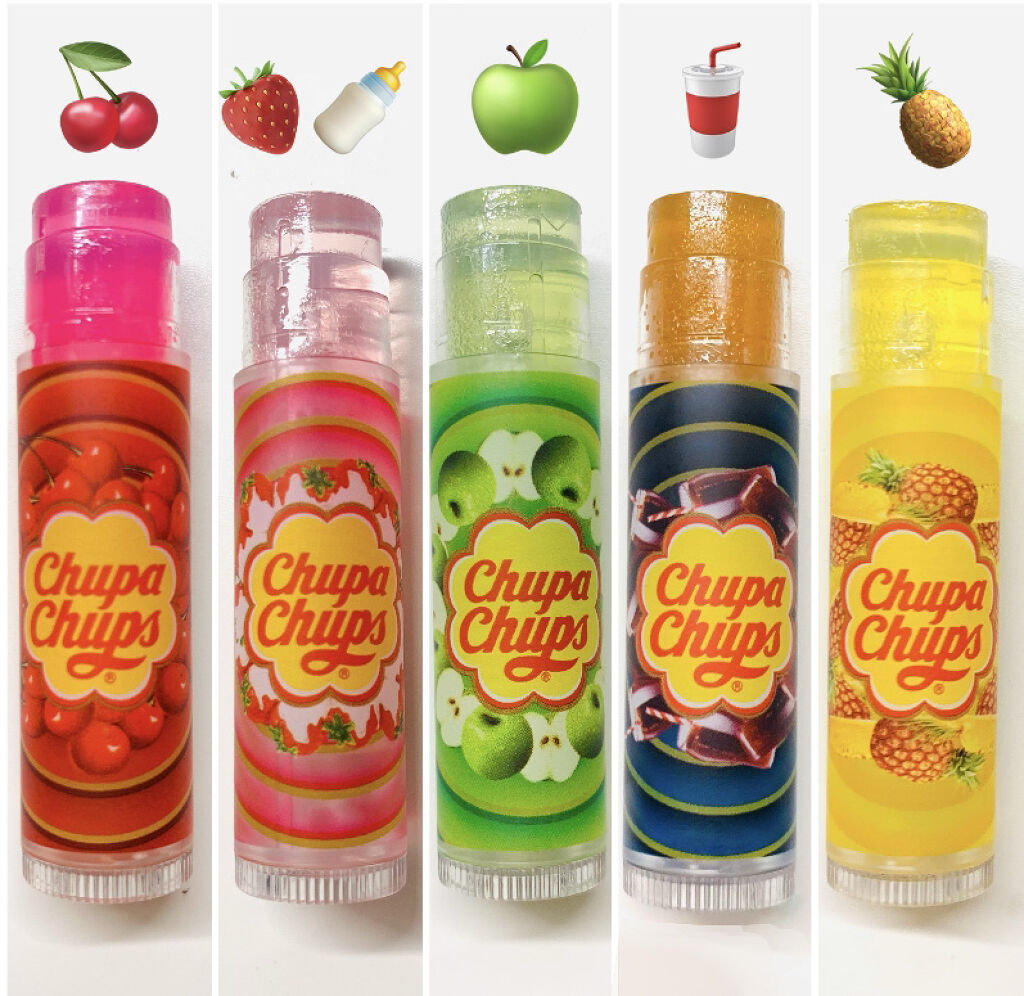デリシャスリップクリーム Chupa Chups（チュッパチャプス） チェリーの香り/デリシャスリップクリーム/リップクリームを使ったクチコミ（2枚目）