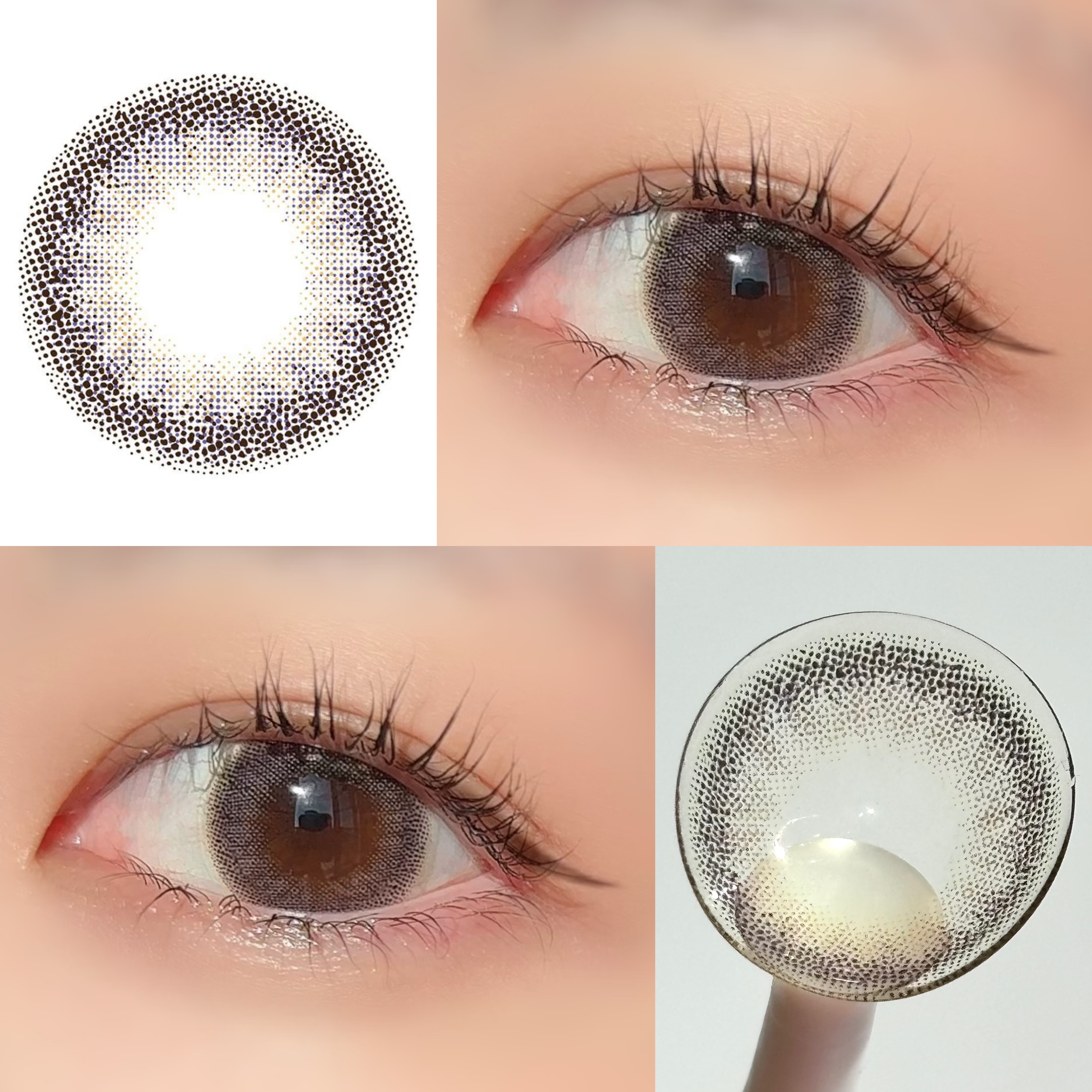 EDNA 1day あじさいラベンダー/EDNA/ワンデー（１DAY）カラコンを使ったクチコミ（2枚目）