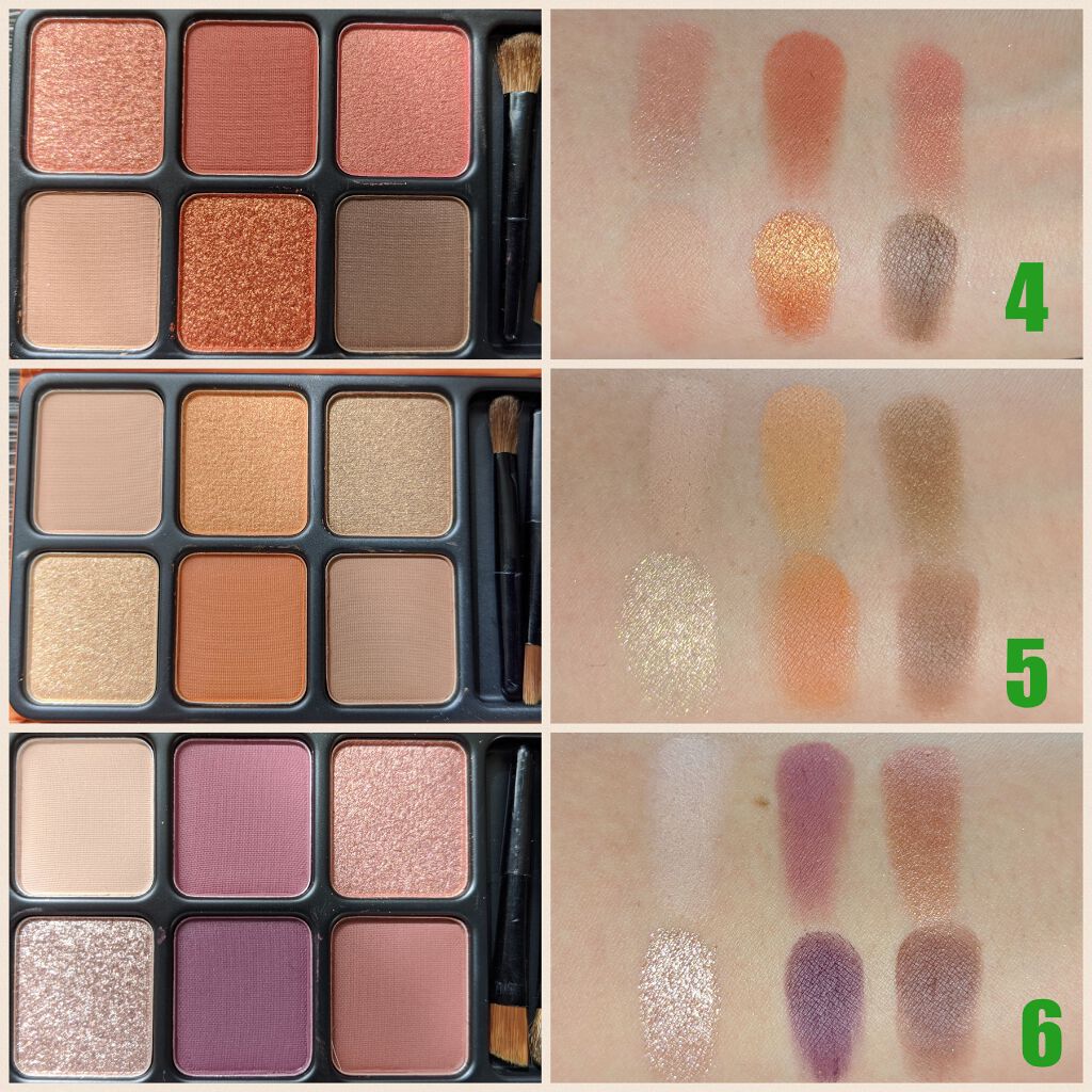 アイカラーパレット/heme/アイシャドウパレットを使ったクチコミ（3枚目）