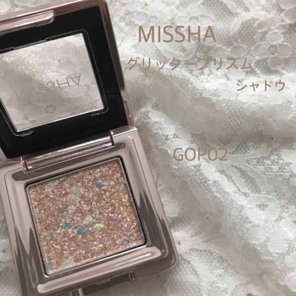 グリッタープリズム シャドウ/MISSHA/グリッターを使ったクチコミ(1枚目)
