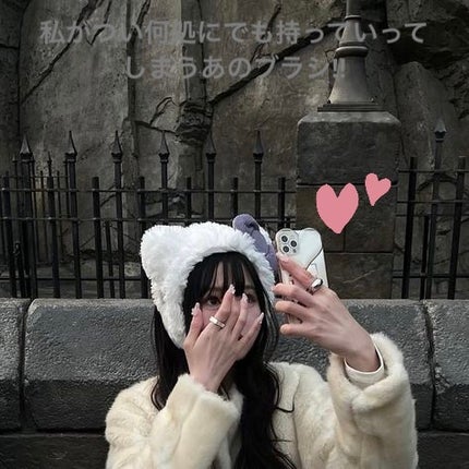 立体ヘアブラシ/DAISO/ヘアブラシを使ったクチコミ(1枚目)