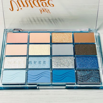 ソフトブラーリングアイパレット/wakemake/アイシャドウパレットを使ったクチコミ(2枚目)