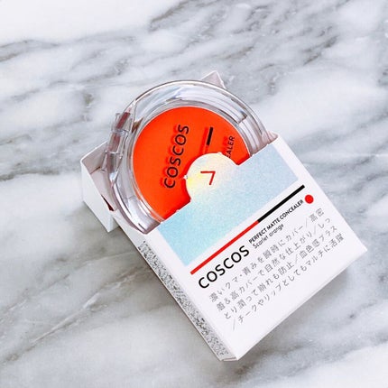 パーフェクトマットコンシーラー スカーレットオレンジ/COSCOS/クリームコンシーラーを使ったクチコミ(3枚目)