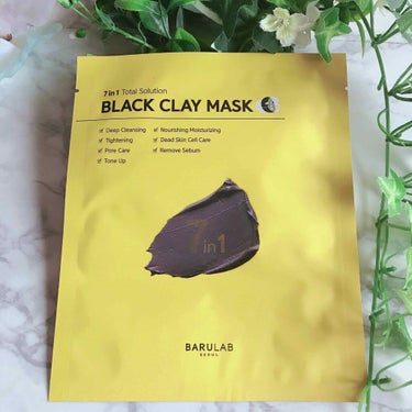 BLACK CLAY MASK(ブラッククレイマスク)/BARULAB/シートマスク・パックを使ったクチコミ（1枚目）