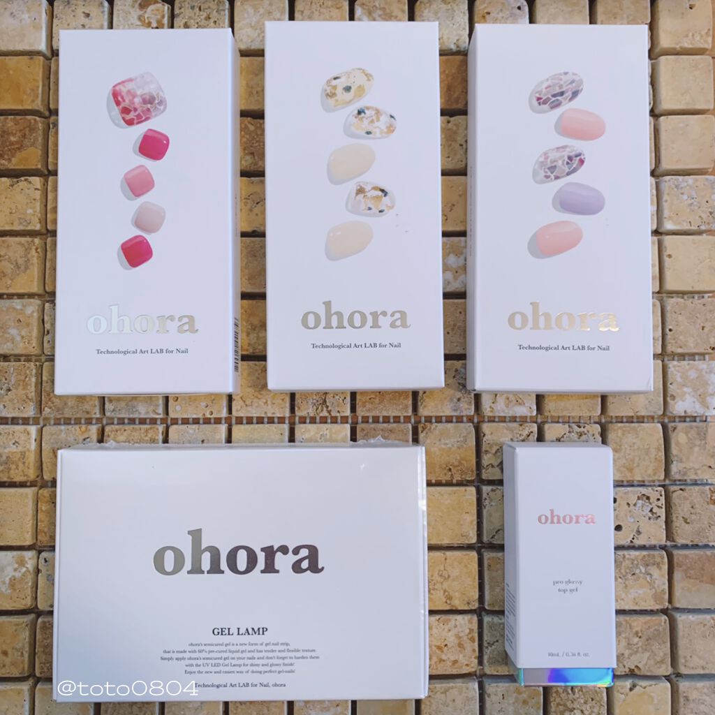 セミキュアジェルネイル（ハンド）/ohora/ネイルシールを使ったクチコミ（1枚目）