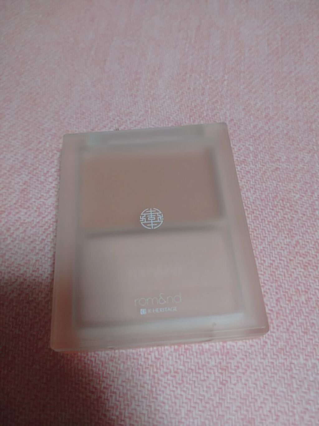 シースルーメルティングチーク/rom&nd/ジェル・クリームチークを使ったクチコミ(1枚目)