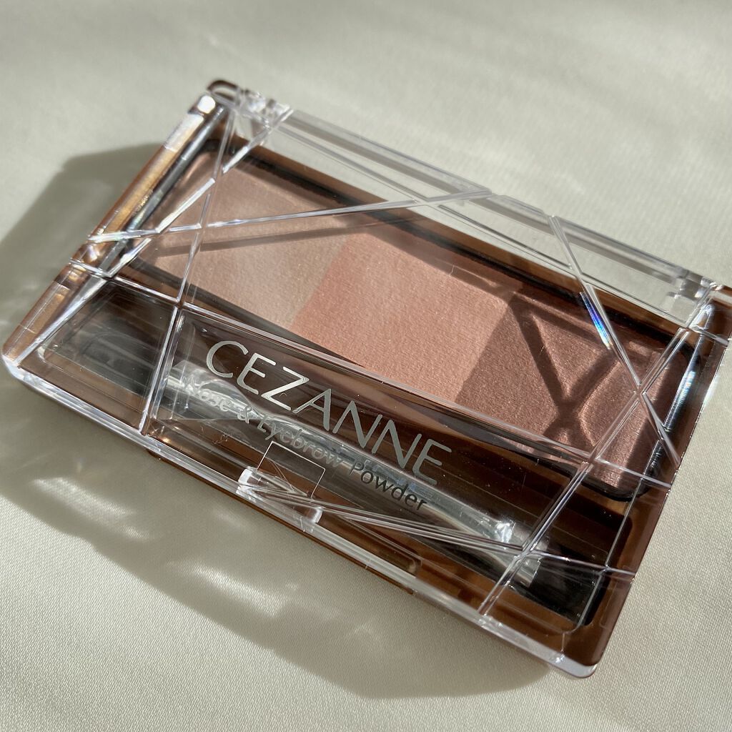 ノーズ＆アイブロウパウダー/CEZANNE/パウダーアイブロウを使ったクチコミ（3枚目）