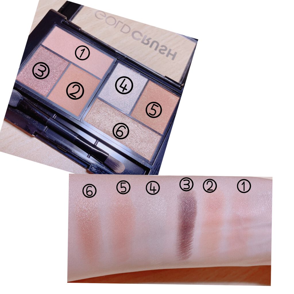 シティミニパレット/MAYBELLINE NEW YORK/アイシャドウパレットを使ったクチコミ（2枚目）