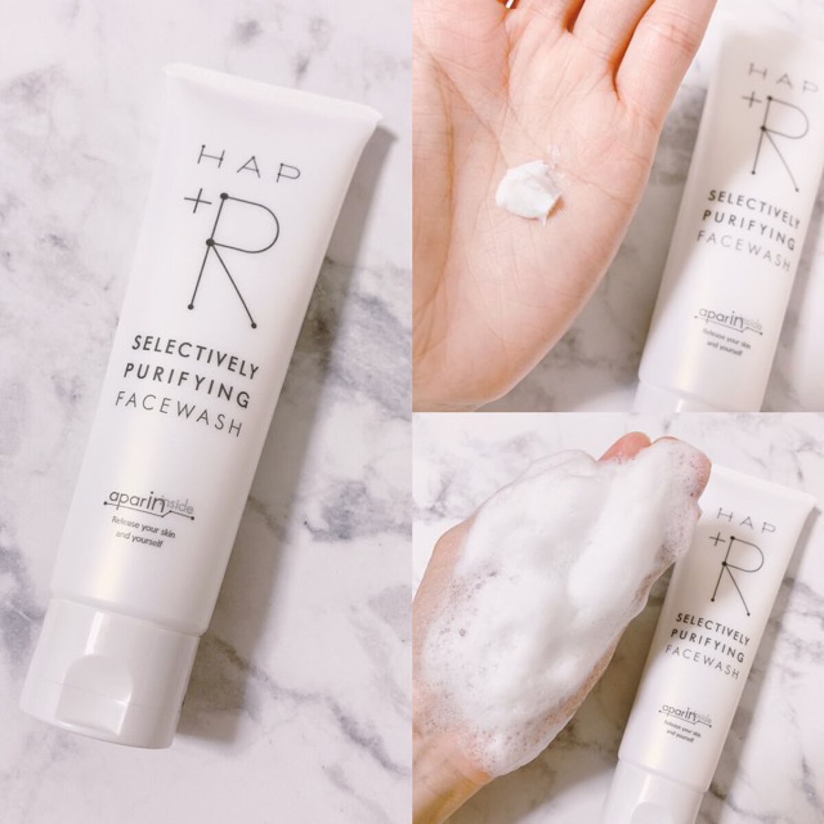 フェイスウォッシュ/HAP＋R/洗顔フォームを使ったクチコミ（2枚目）