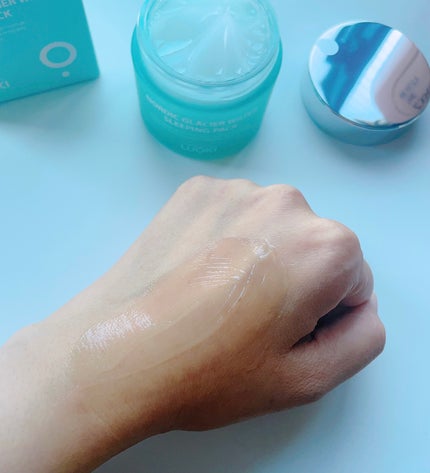 ノルディック氷河水スリーピングパック/LUOKI/フェイスクリームを使ったクチコミ(5枚目)