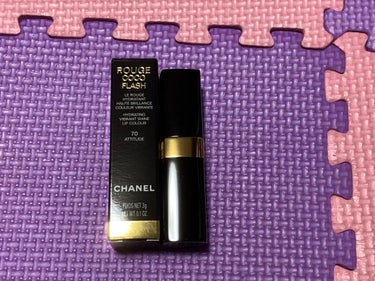 ルージュ ココ フラッシュ 70 アティテュード/CHANEL/口紅を使ったクチコミ（1枚目）