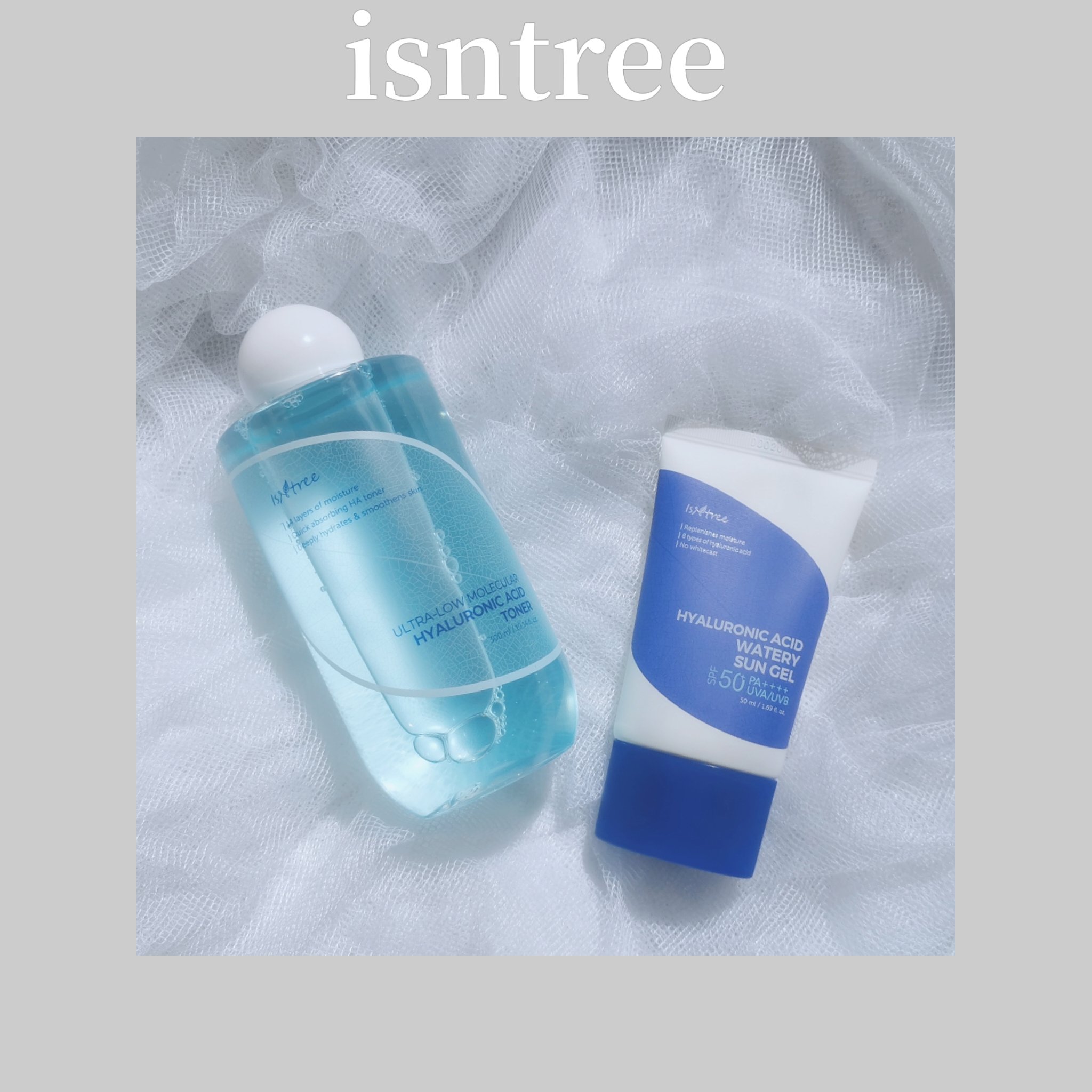 ヒアルロン酸ウォータリーサンジェル/Isntree/日焼け止めジェルを使ったクチコミ（1枚目）