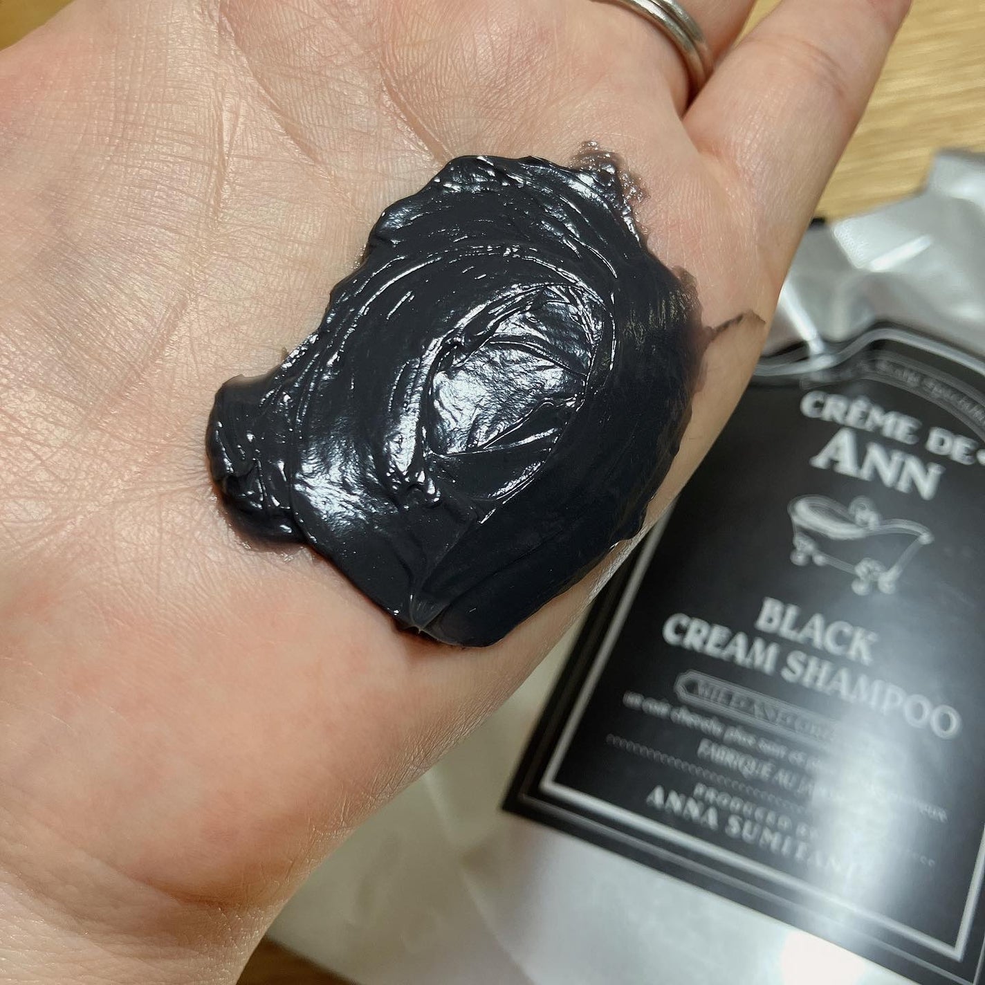 ブラッククリームシャンプー/creme de Ann/市販シャンプーを使ったクチコミ(3枚目)