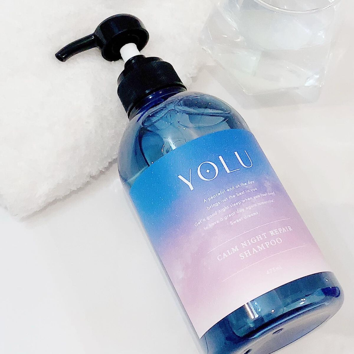カームナイトリペアシャンプー/トリートメント/YOLU/市販シャンプーを使ったクチコミ(2枚目)