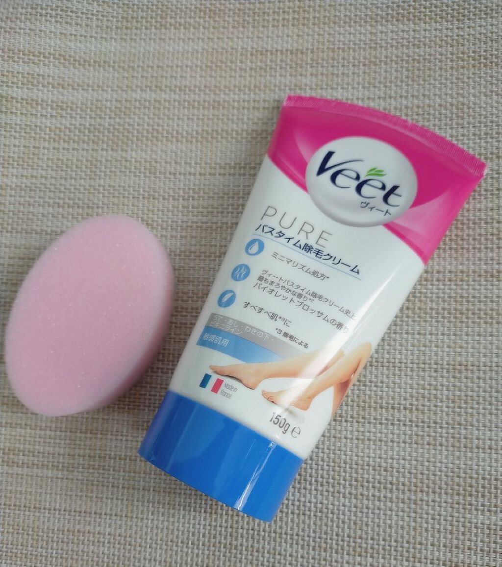 ヴィート ピュアバスタイム除毛クリーム 敏感肌用/Veet/除毛クリームを使ったクチコミ（1枚目）