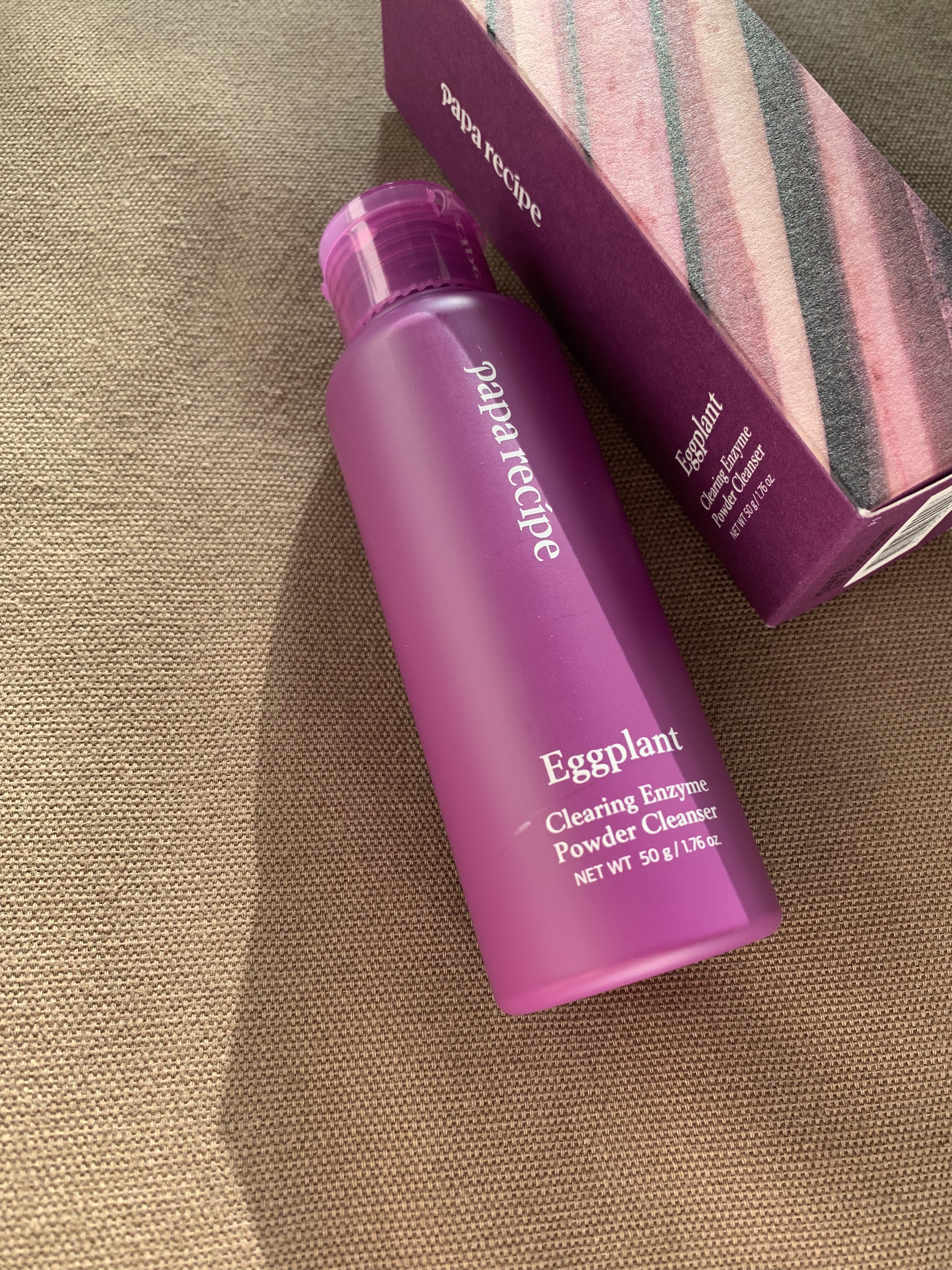 ナスクリアリング酵素洗顔パウダー/PAPA RECIPE/洗顔パウダーを使ったクチコミ（1枚目）