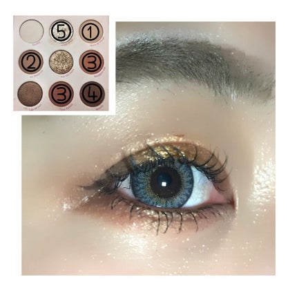 ヌードムード/ColourPop/アイシャドウパレットを使ったクチコミ(1枚目)