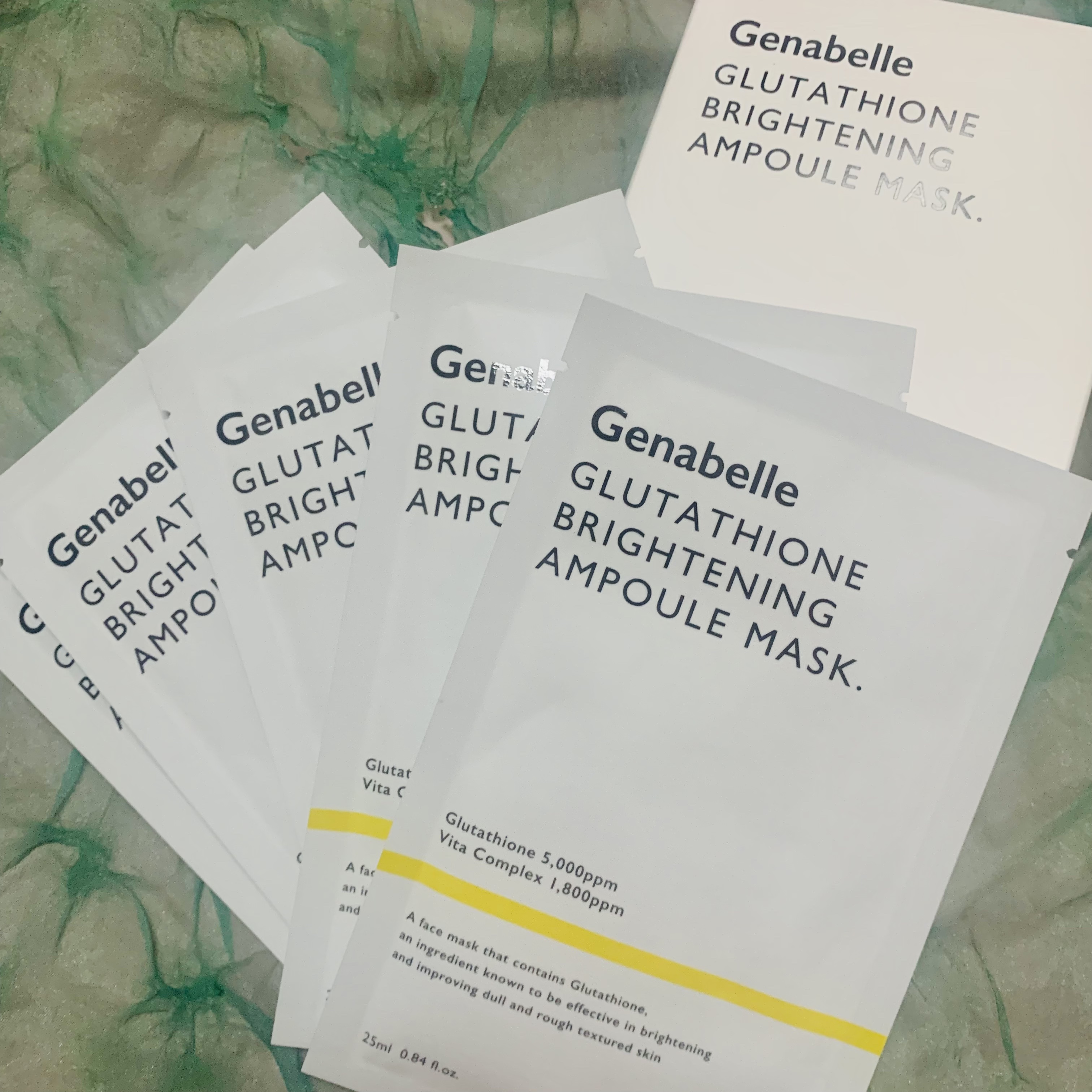 グルタチオンブアンプルマスク/Genabelle/シートマスク・パックを使ったクチコミ（1枚目）