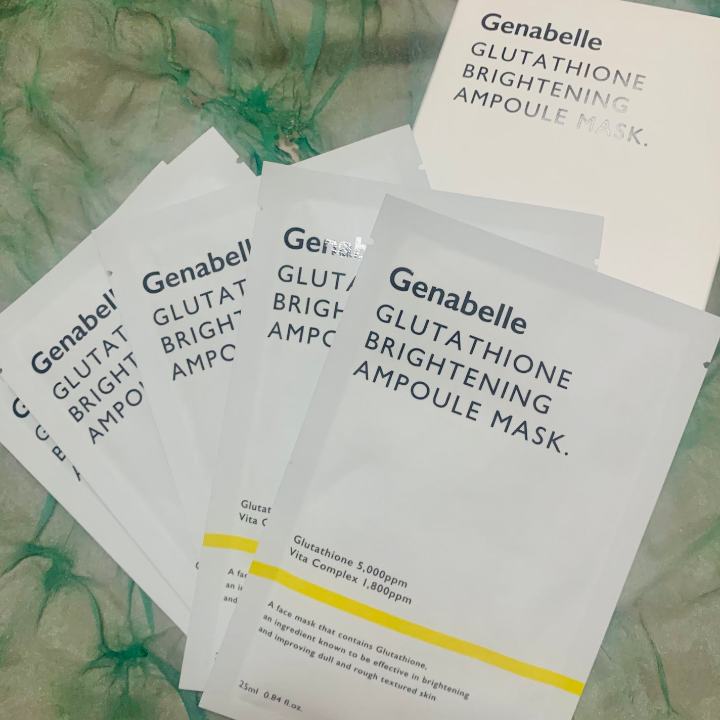 グルタチオンブアンプルマスク/Genabelle/シートマスク・パックを使ったクチコミ(1枚目)