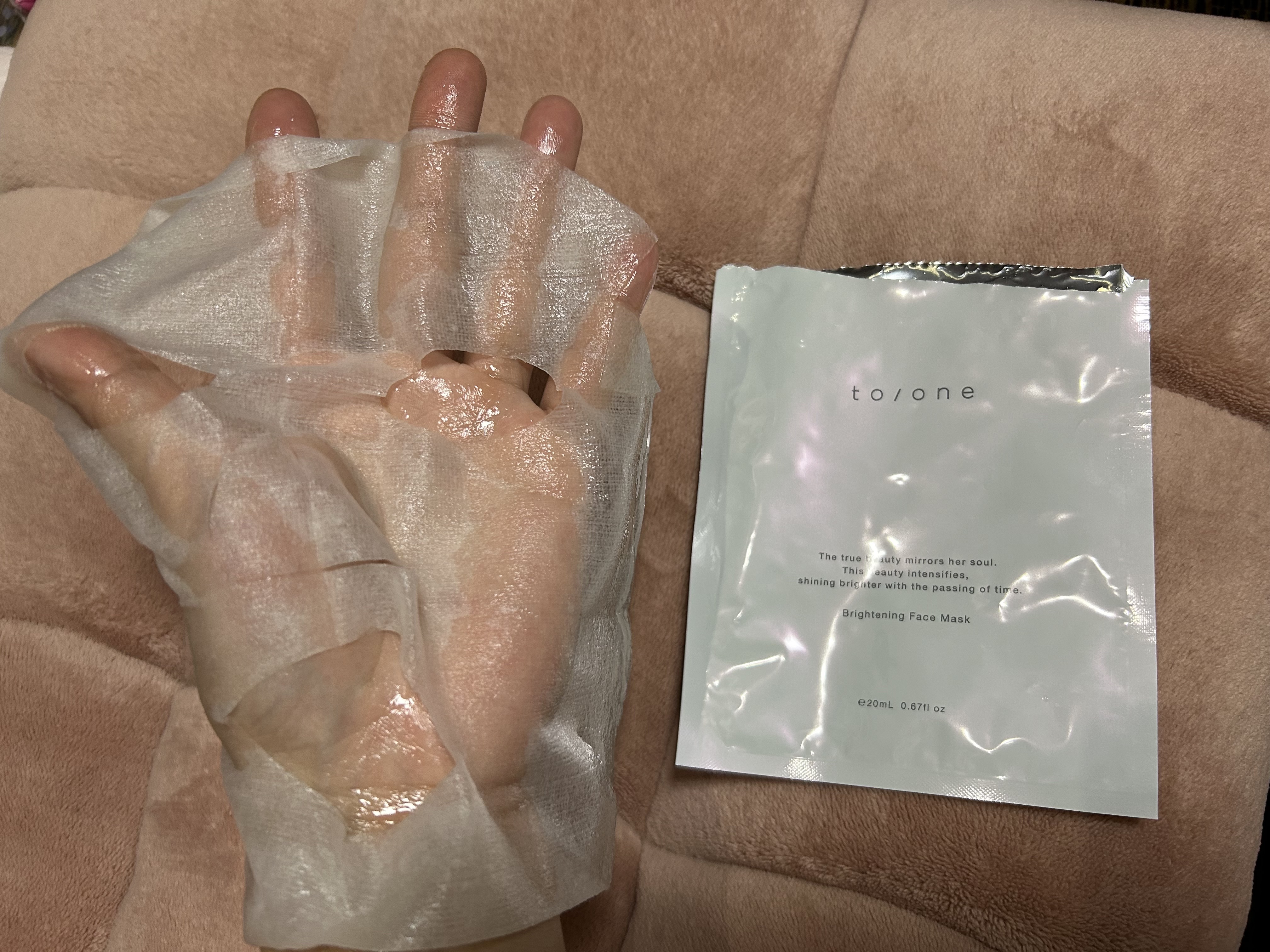 ブライトニング ブースター セラム/to/one/美容液を使ったクチコミ（3枚目）