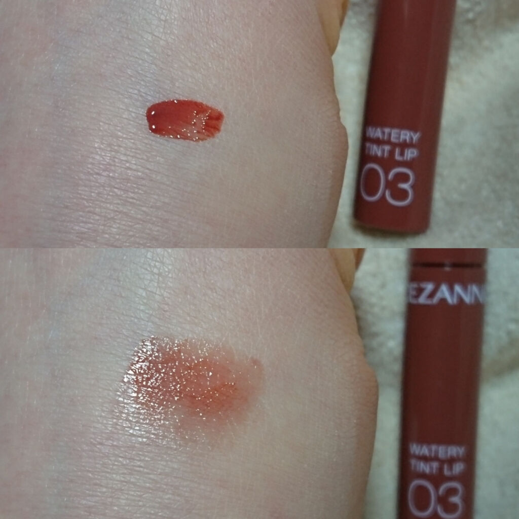 ウォータリーティントリップ/CEZANNE/リップティントを使ったクチコミ（1枚目）