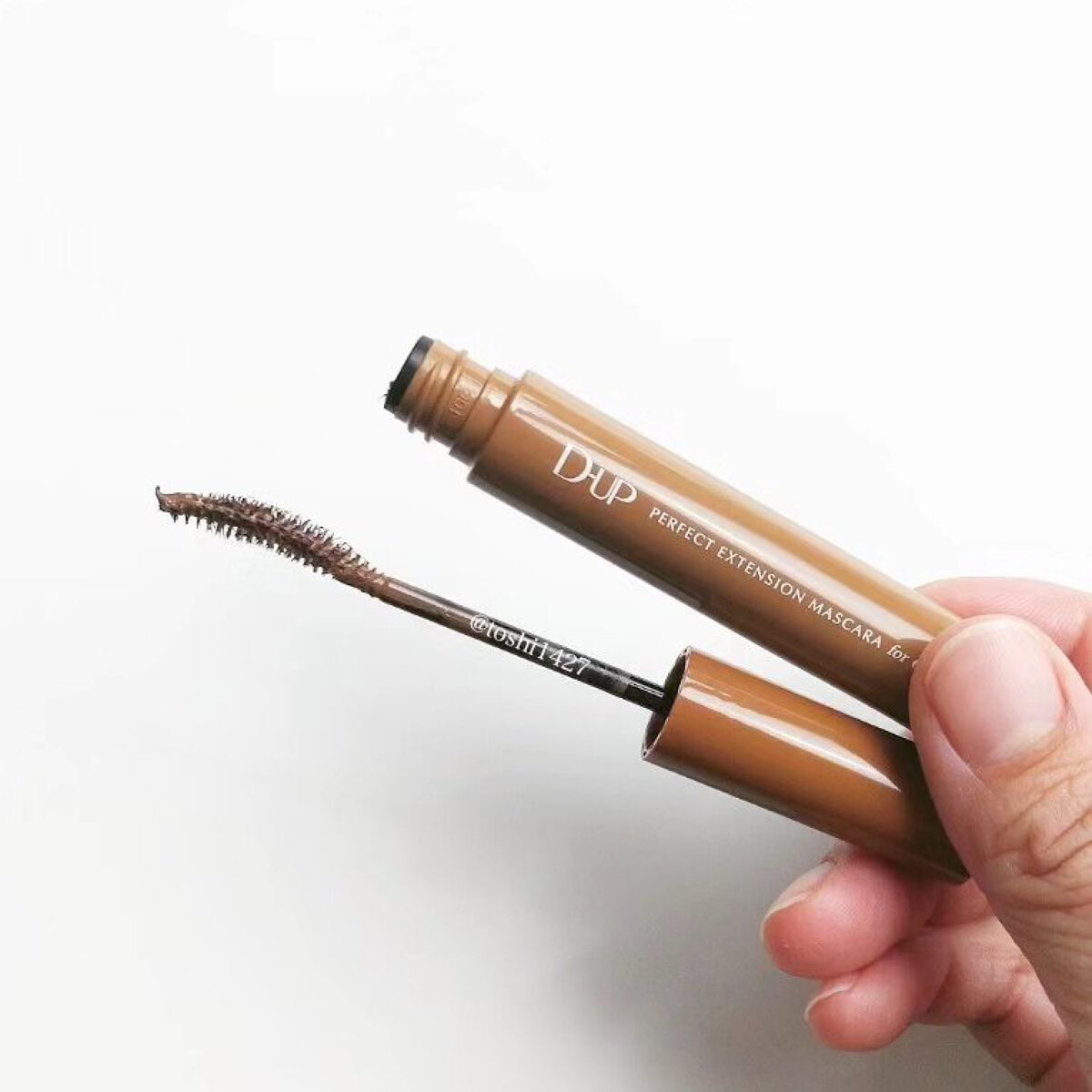 パーフェクトエクステンション マスカラ for カール モカベージュ/D-UP/マスカラを使ったクチコミ（2枚目）