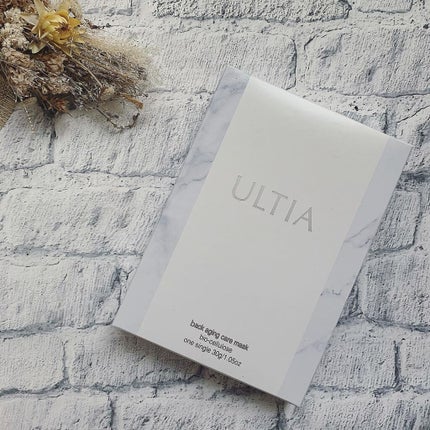 back aging care mask/ULTIA/シートマスク・パックを使ったクチコミ(1枚目)
