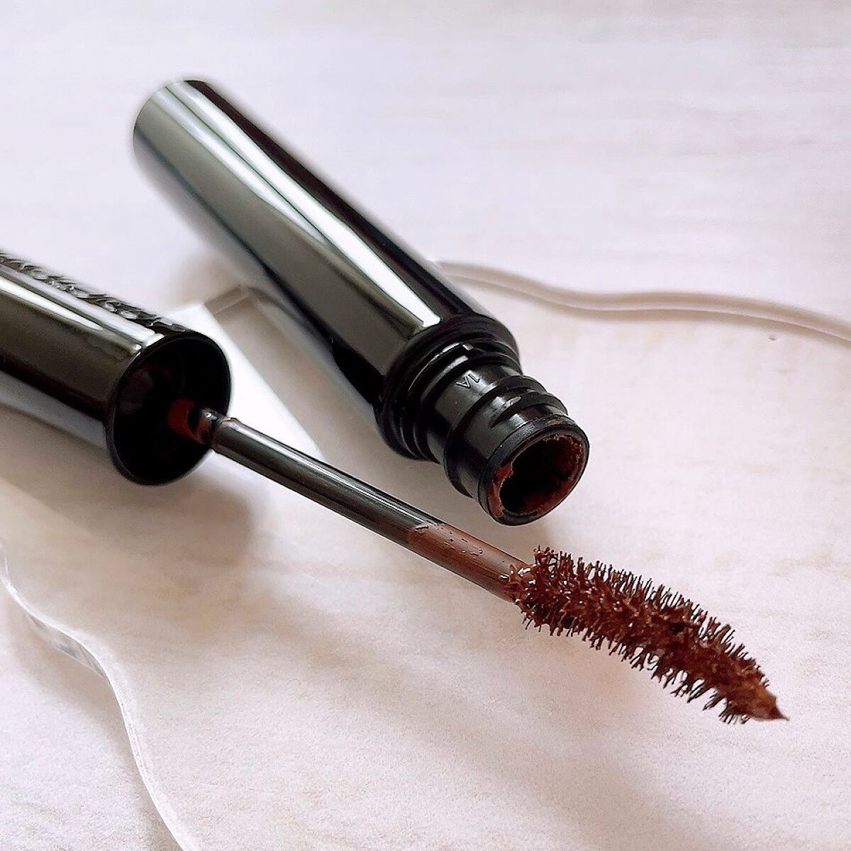 ザ マスカラ　インテンス ラッシュ 002 Honey Brunette/ADDICTION/マスカラを使ったクチコミ（2枚目）