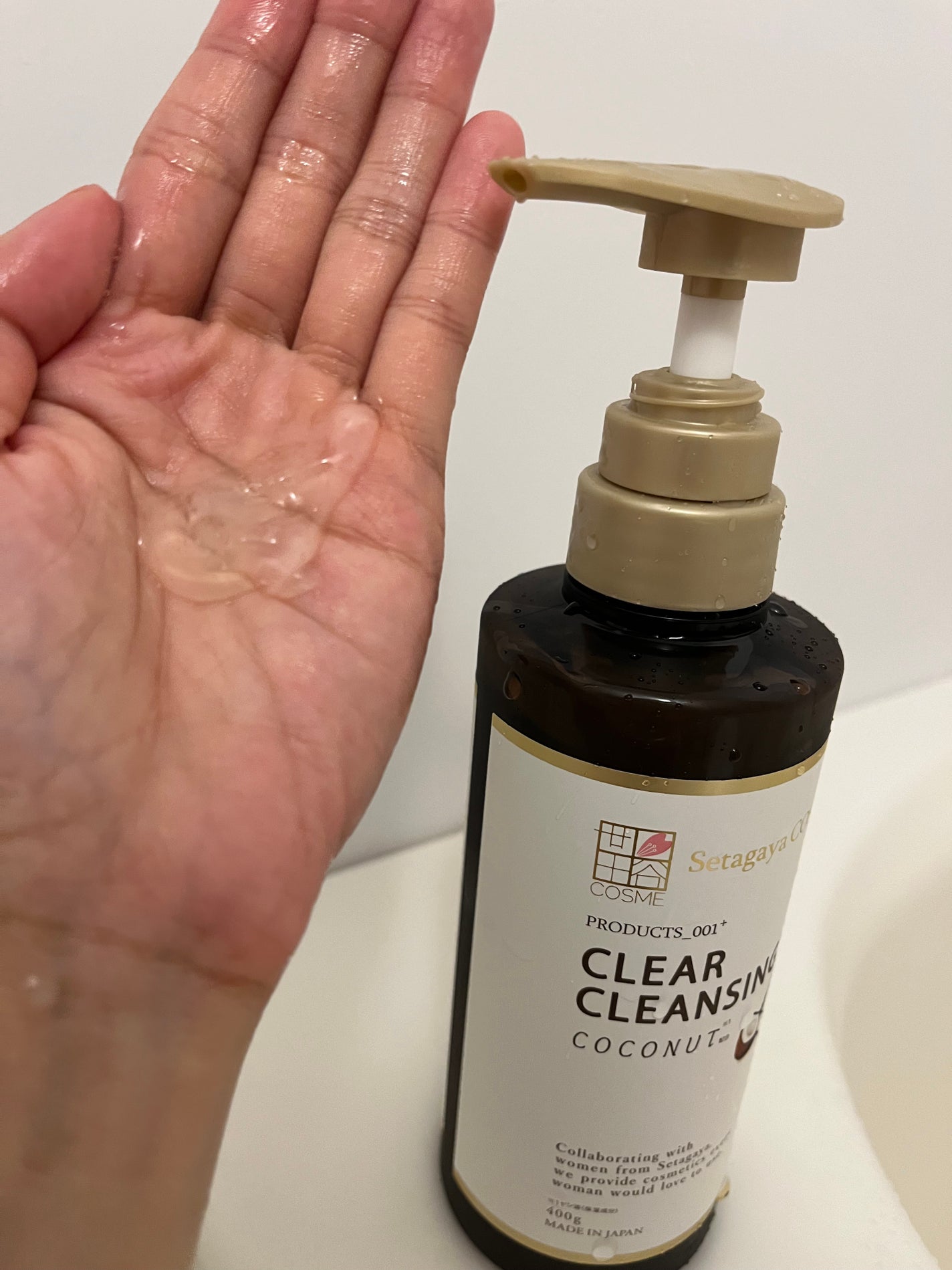 クリアクレンジング ココナッツ/世田谷コスメ/クレンジングジェルを使ったクチコミ(2枚目)